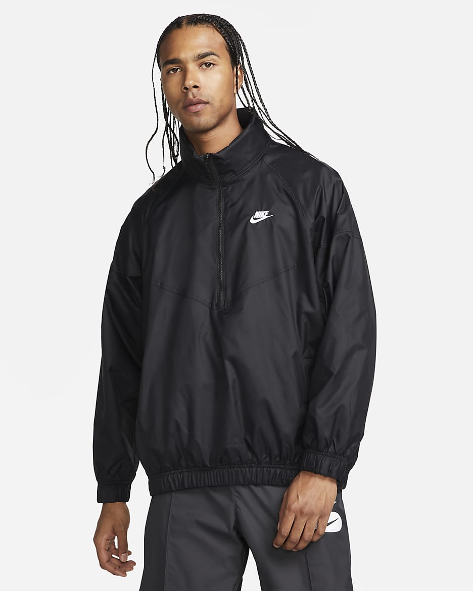ジャケット・アウター nike wind runner track jacket Nike Sportswear Windrunner Woven Ironstone Zip Track Jacket